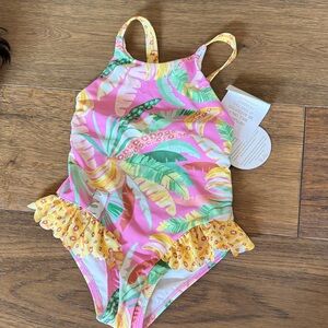 Tutu Du Monde Pink and Yellow Kids Swim One Piece